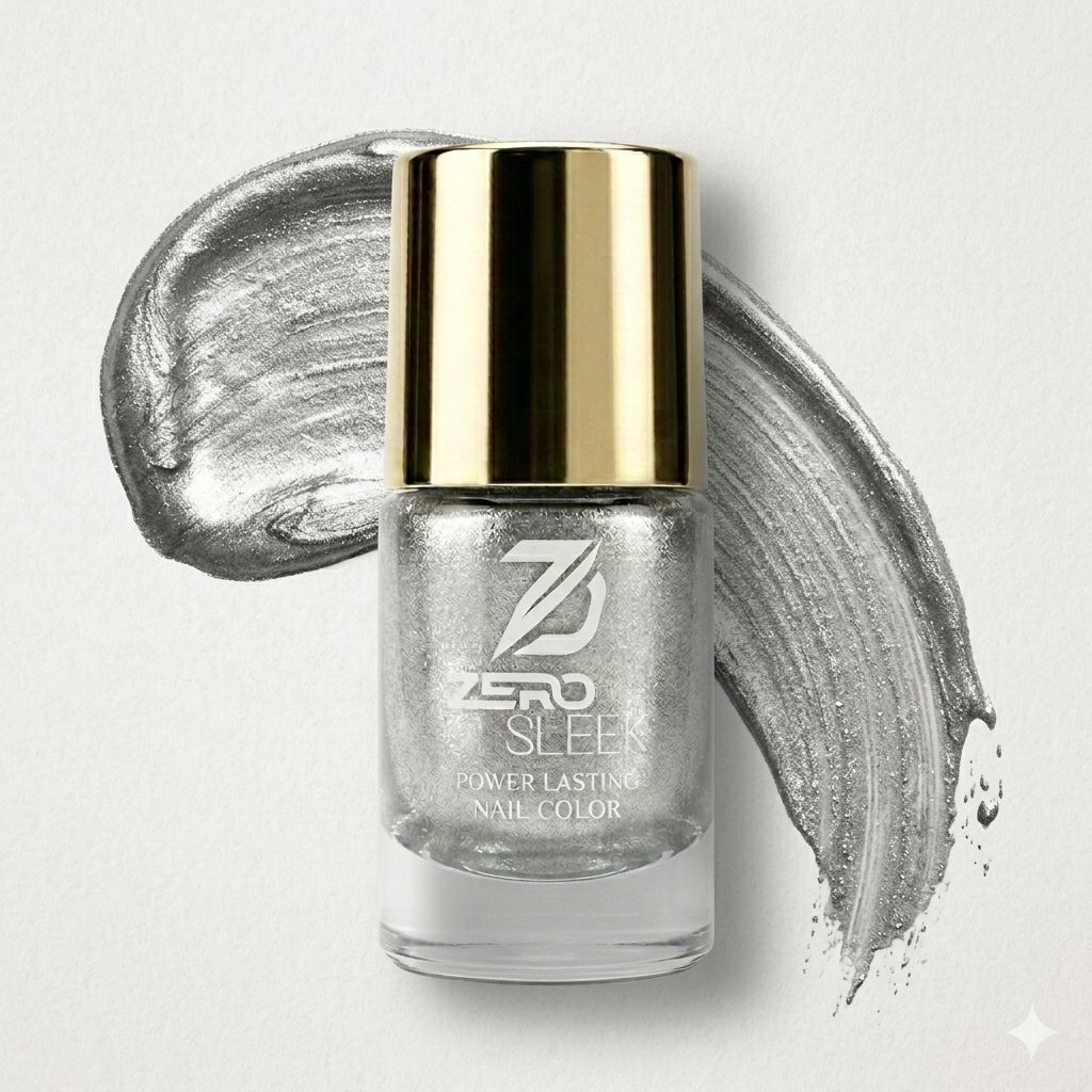 ZEROSLEEK NAIL COLOR | METALLIC GREY 13