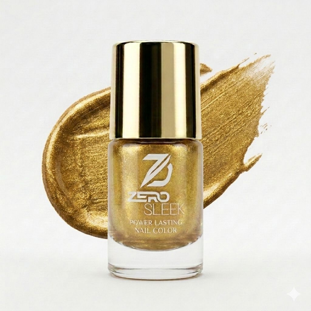 ZEROSLEEK NAIL COLOR | METALLIC GOLD 16