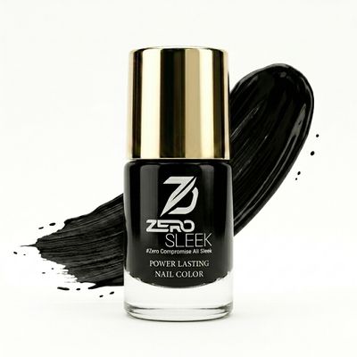 ZEROSLEEK NAIL COLOR | METALLIC BLACK 19