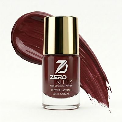 ZEROSLEEK NAIL COLOR | PLUM RED 25