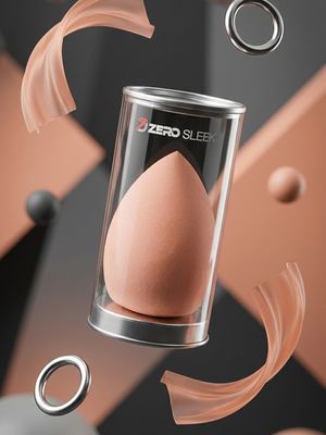 ZEROSLEEK BLENDER SPONGE | PEACH