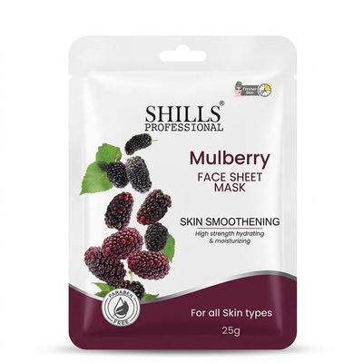 SHILLS PROFESSIONAL MULBERRY  FACE SHEET MASK