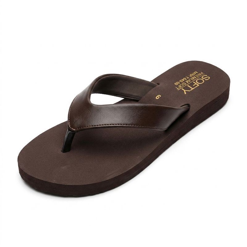 SOFT FLEX Premium Comfort Flip-Flops | BROWN
