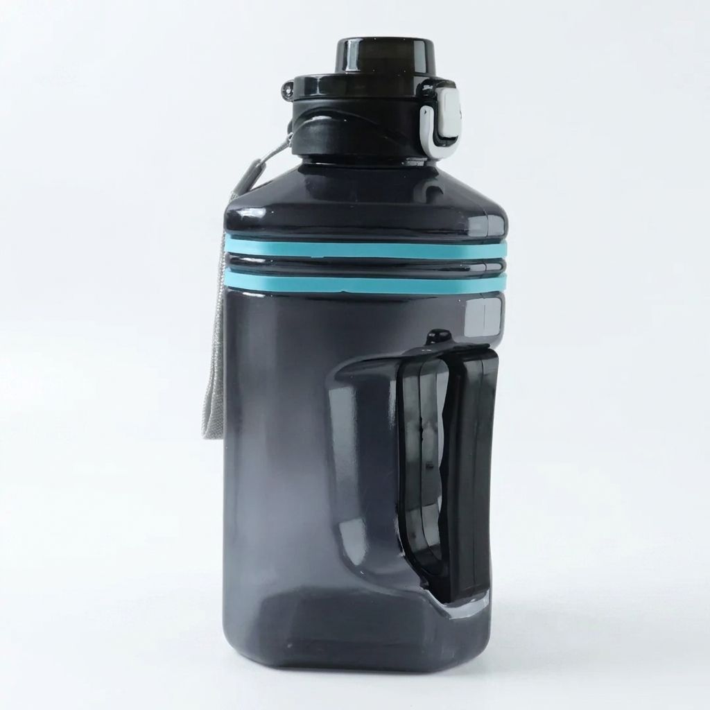 Water Bottle – Large Square Design with Handle for Easy Carrying