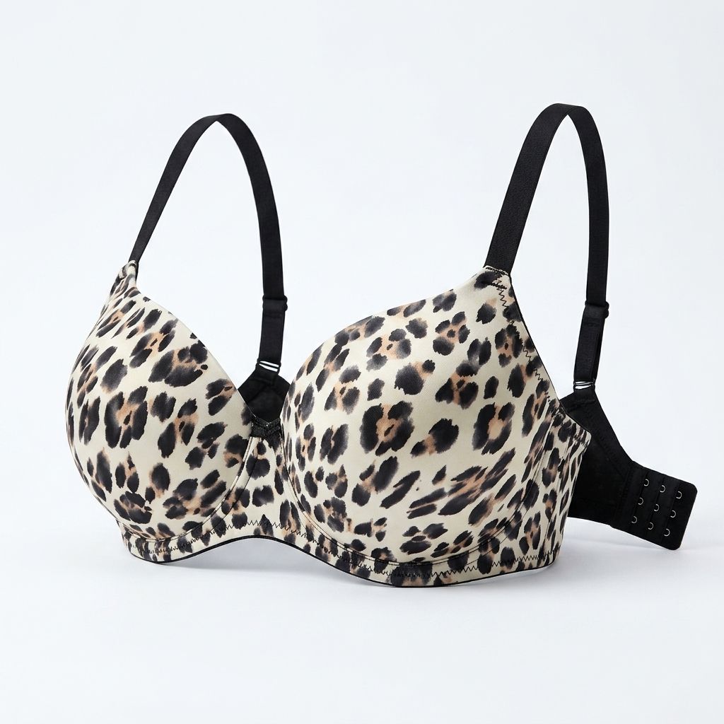 Zerosleek semi padded - wild grace printed bra