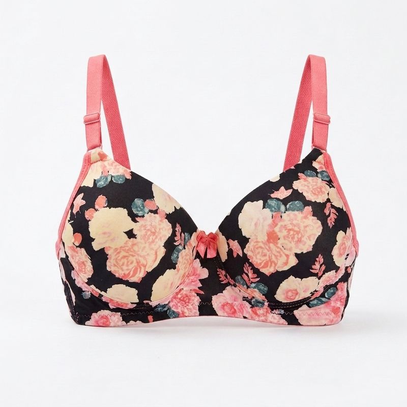 Zerosleek Semi Padded - floral  printed bra- Size 32/B