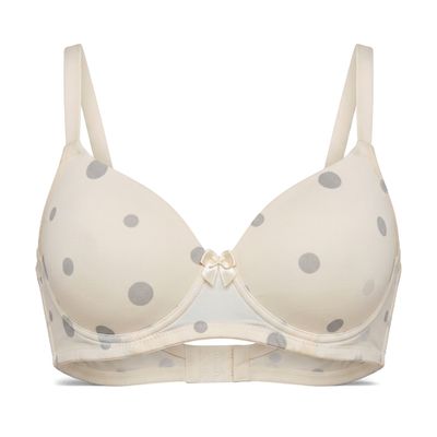 Zerosleek Semi Padded - Pearl dot printed bra - size 30/B