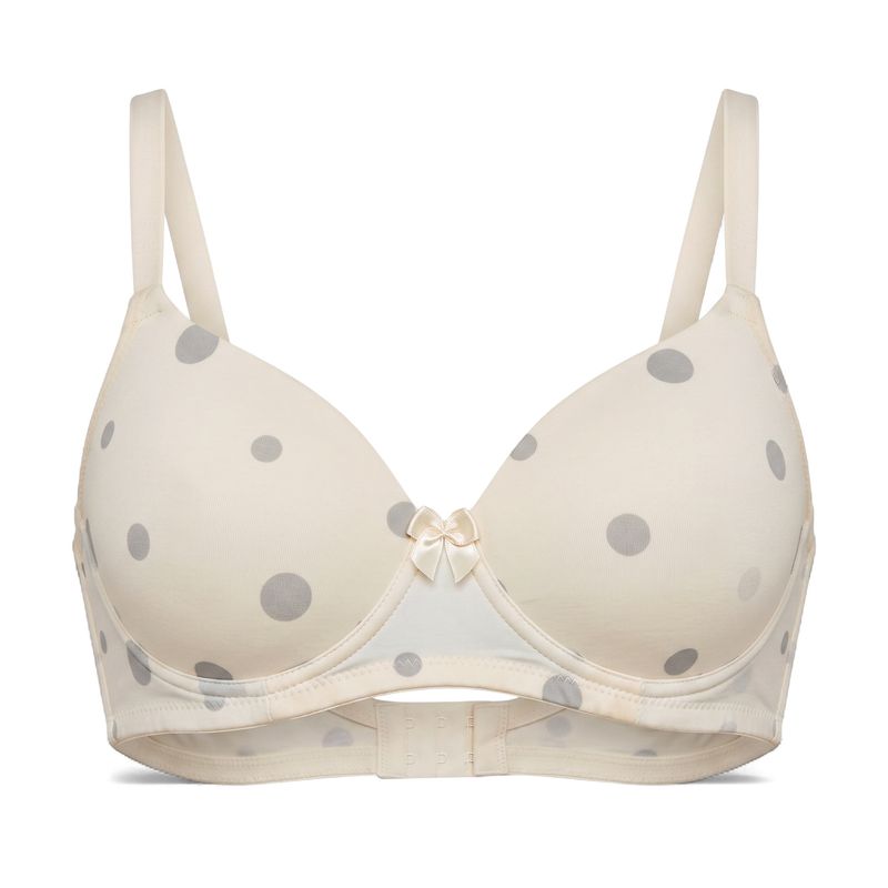 Zerosleek Semi Padded - Pearl dot printed bra - size 30/B