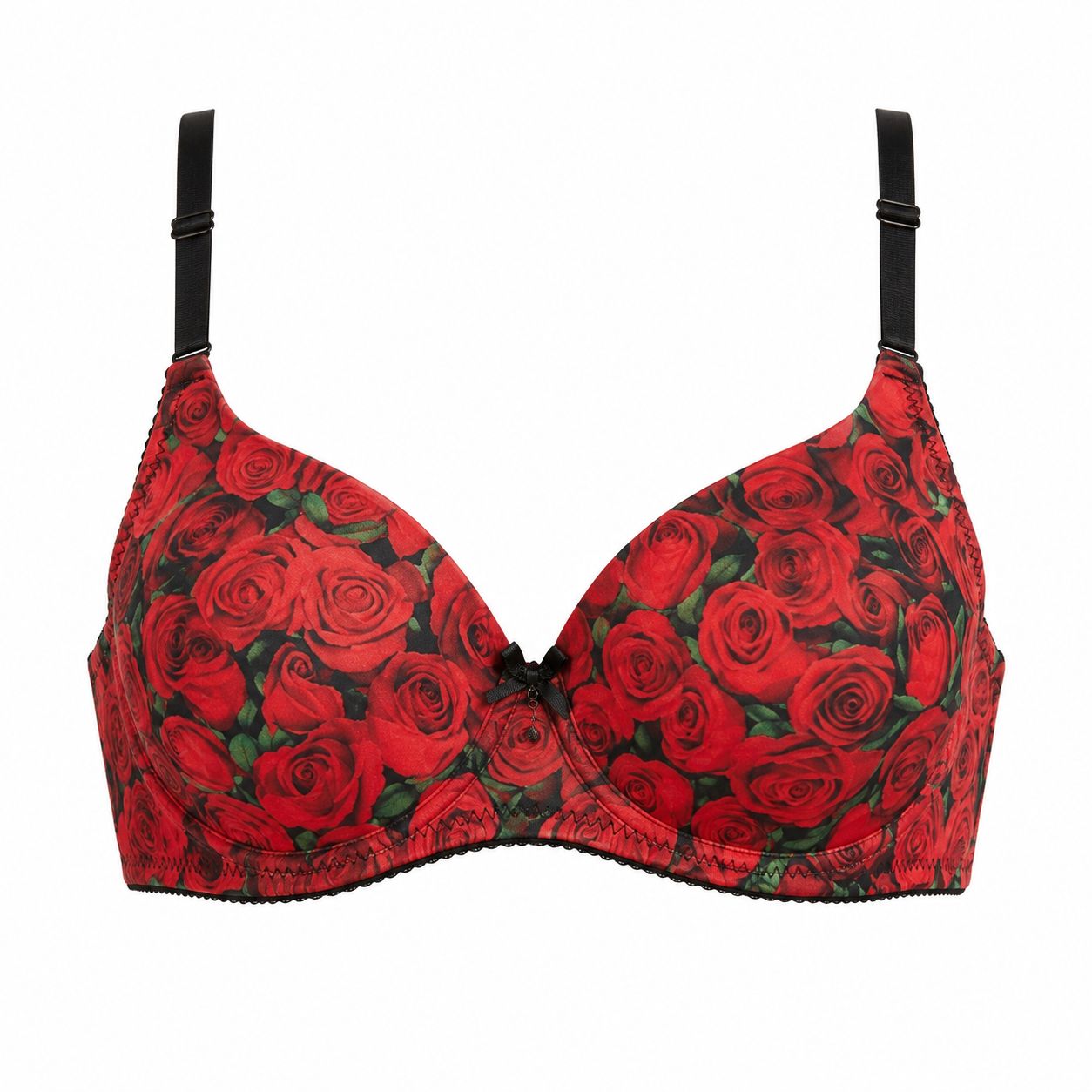 Zerosleek Semi padded - Rose Print Bra - Size 32/B