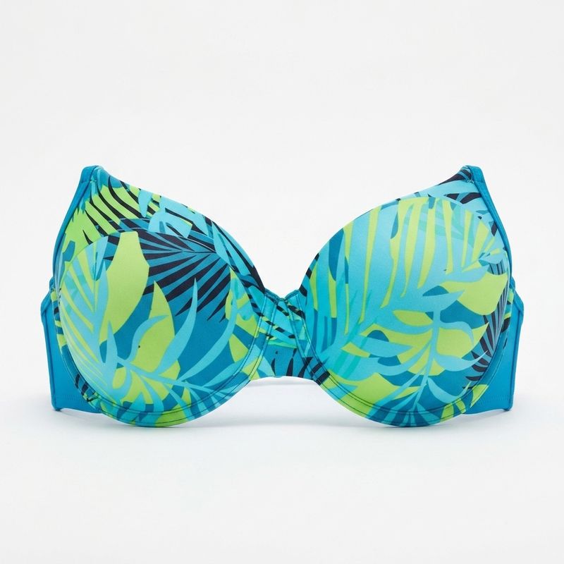 Zerosleek Semi Padded -ocean bloom printed bra- Size 32/B