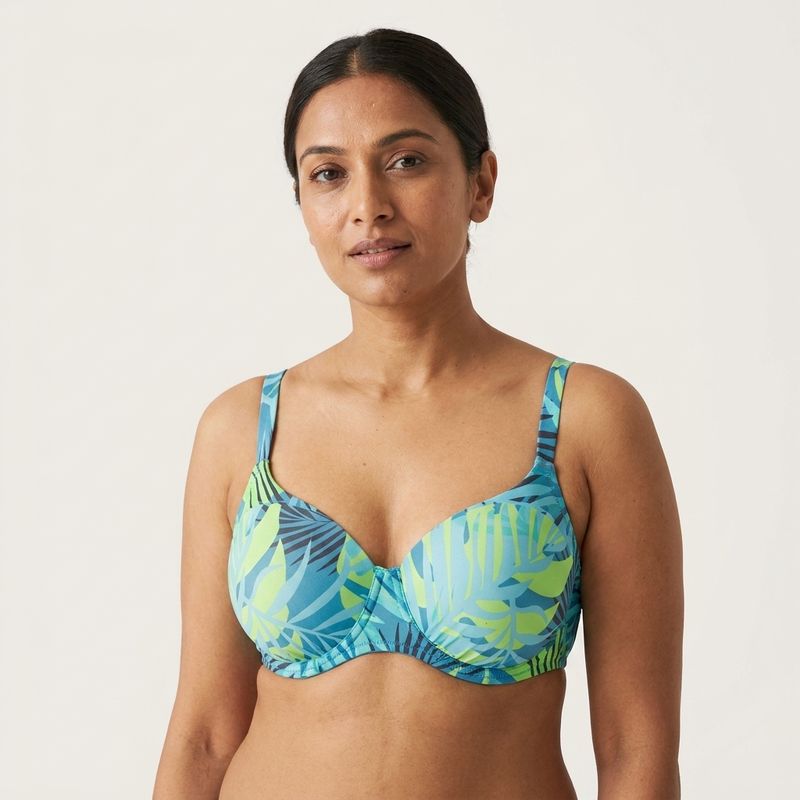 Zerosleek Semi Padded -ocean bloom printed bra- Size 32/B