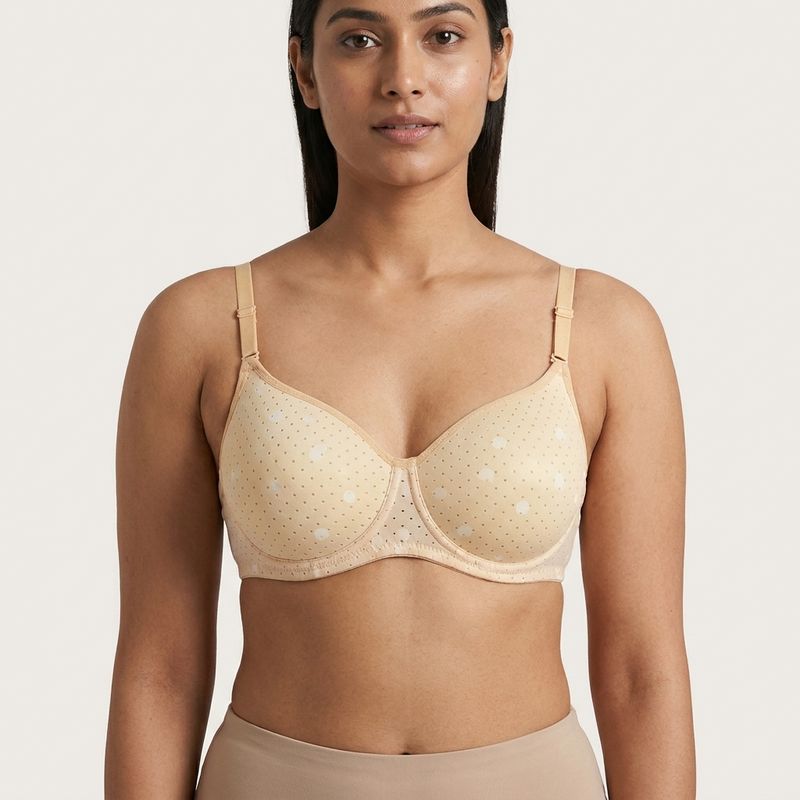 Zerosleek Semi Padded -polka dots bra- Size 36/B