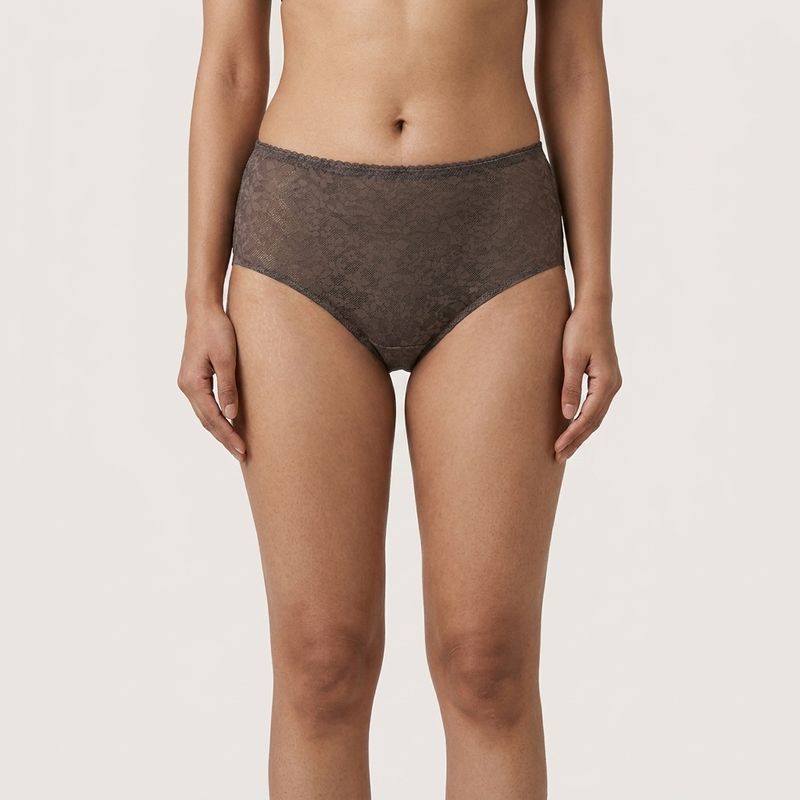 Ultra-Comfy Seamless Panties – Brown/violet - (Size L)
