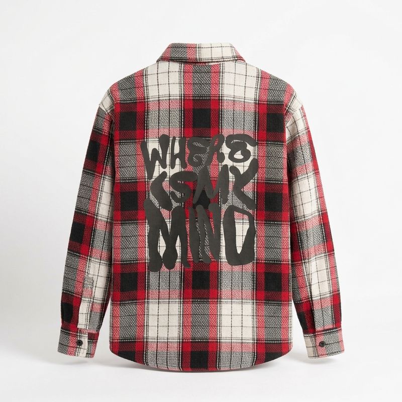 Printed Check Shirt | Full Sleeve Plaid Casual Shirt