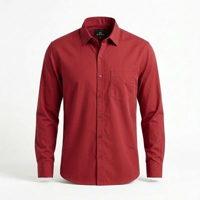 Men’s Classic Formal Shirt | Red
