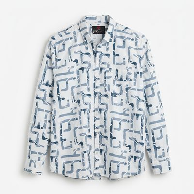 White Printed Shirt | Casual