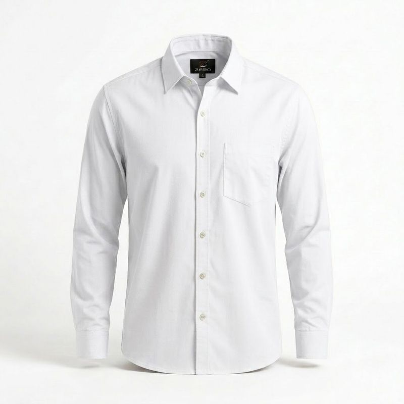 Classic  Premium White Formal Shirt | Signature Style