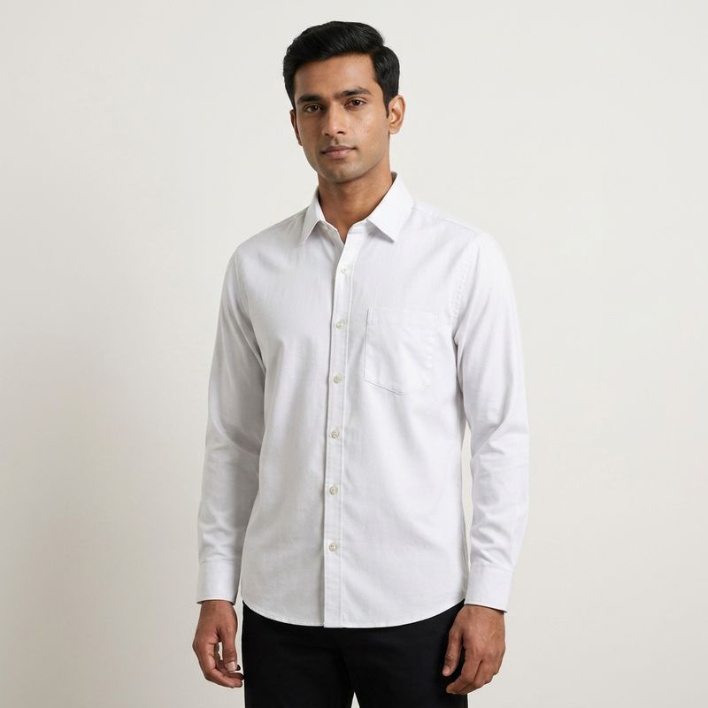Classic  Premium White Formal Shirt | Signature Style