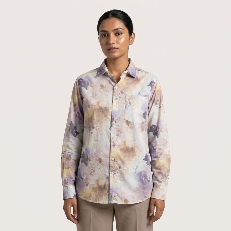 Modern art  printed shirt