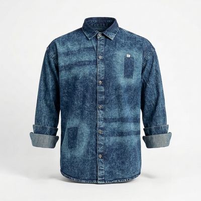 Light blue Shaded Denim Shirt