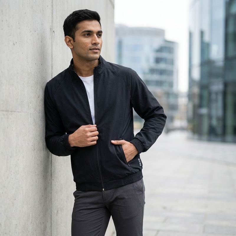 Zero Sleek Dark Blue Rare Wear Jacket | Water Resistant