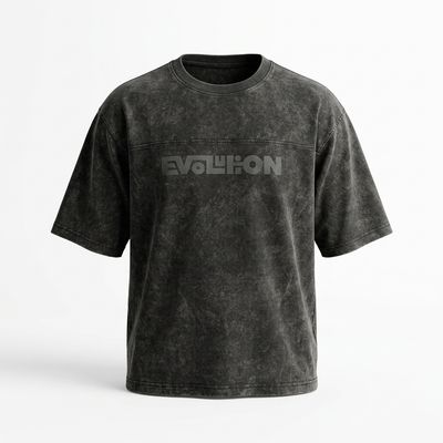 Zero Sleek Evolution Oversized T-Shirt | Acid Wash