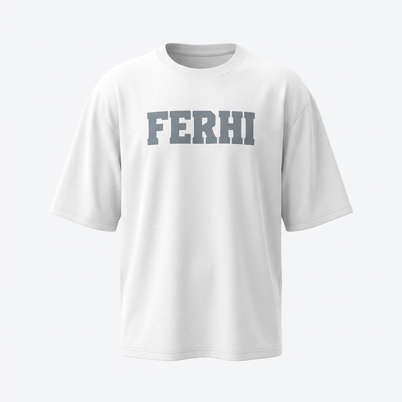 Zero Sleek Feral Panther Oversized T-Shirt | White