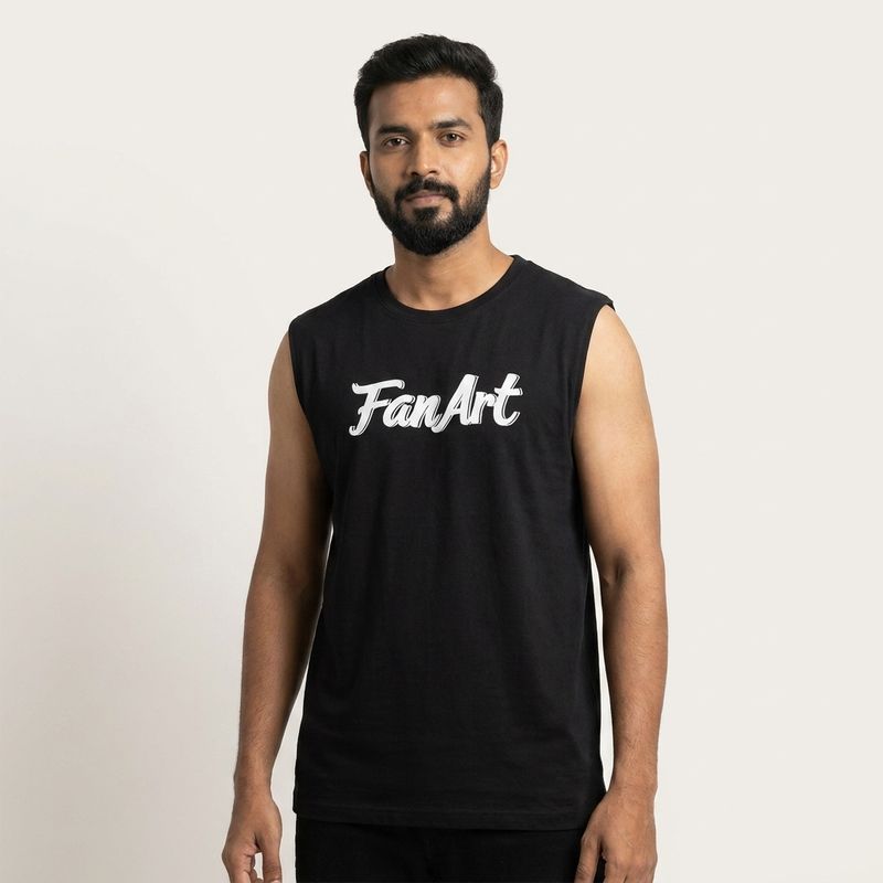 Zero Sleek Fan Art SleevelessT-Shirt | Puff Printed