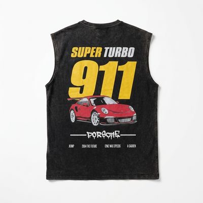 Zero Sleek Super Turbo Sleeveless T-Shirt | Puff Printed