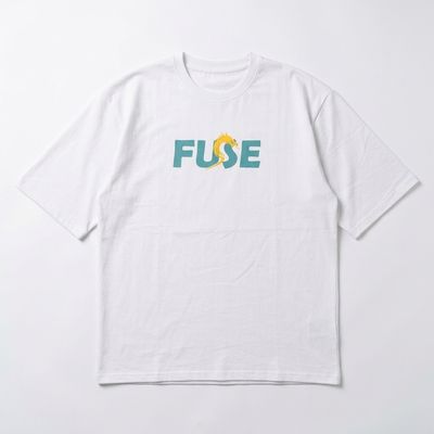 Zero Sleek Dragon Printed Oversized T- Shirt | white