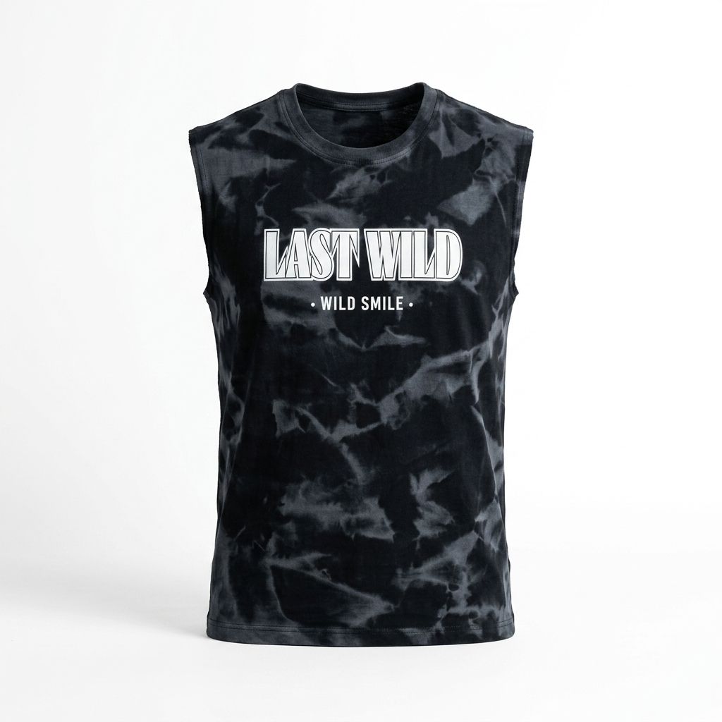 Zero Sleek Last Wild Sleeveless T-Shirt | Grey-Black