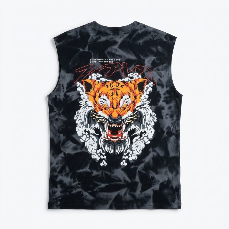 Zero Sleek Last Wild Sleeveless T-Shirt | Grey-Black