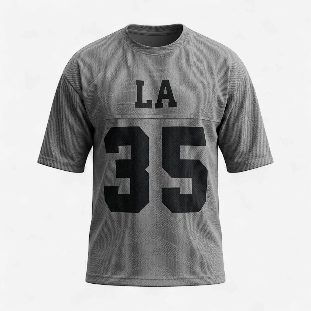 Grey LA 35 Streetwear T-Shirt