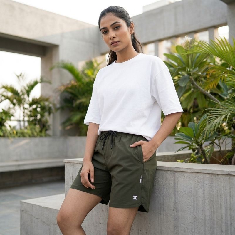 ZeroSleek Active Wear  Shorts | Green