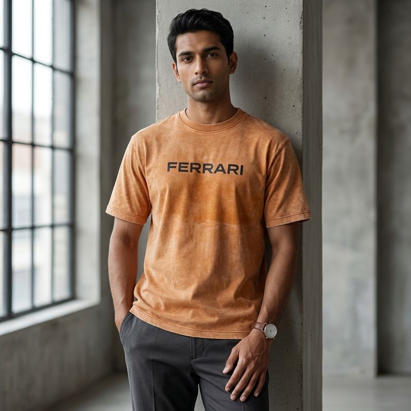 Supercar Oversized Graphic T-Shirt for Men