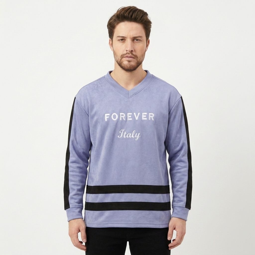 Zero Sleek Embroidered Oversized Sweatshirt