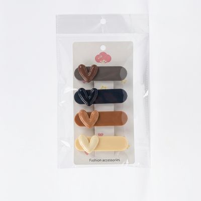 Heart shape Decorative Hair Clips Set – Playful &amp; Secure Hold