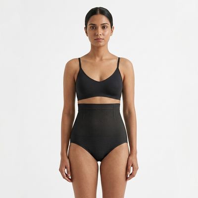 Zero Sleek Black High Waist Tummy Tucker |