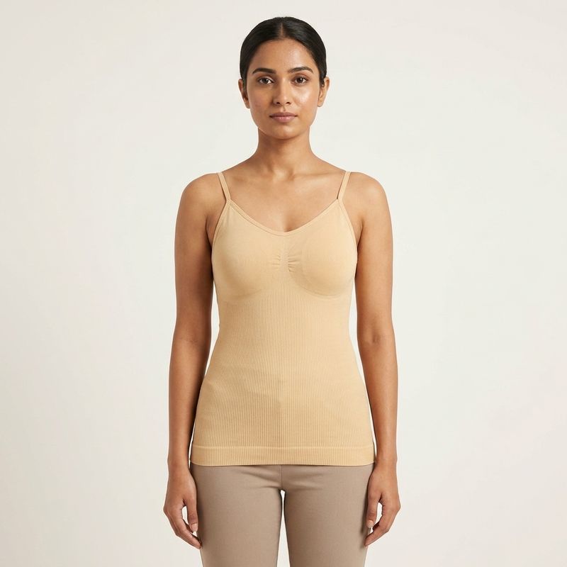 Light Beige Spaghetti Top | Shapewear
