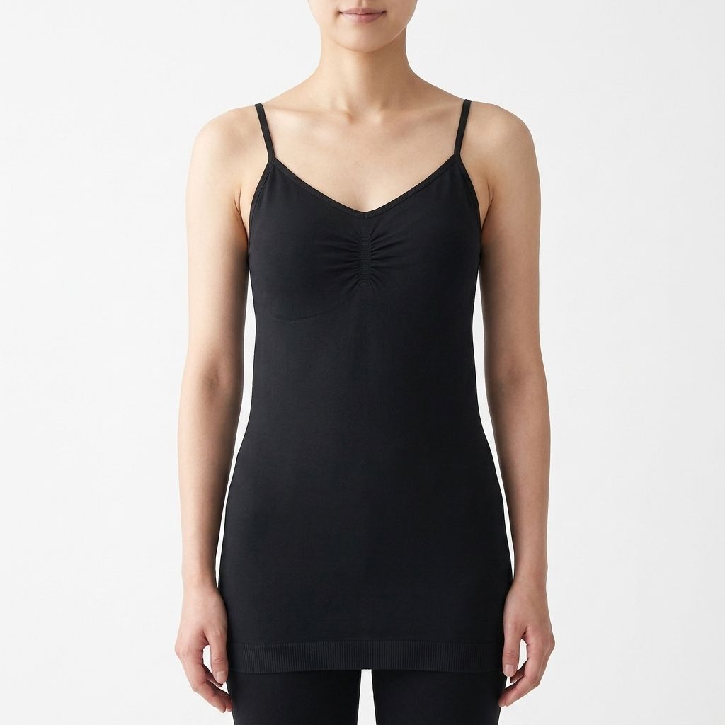 Zero Sleek Black Spaghetti Top | Shapewear