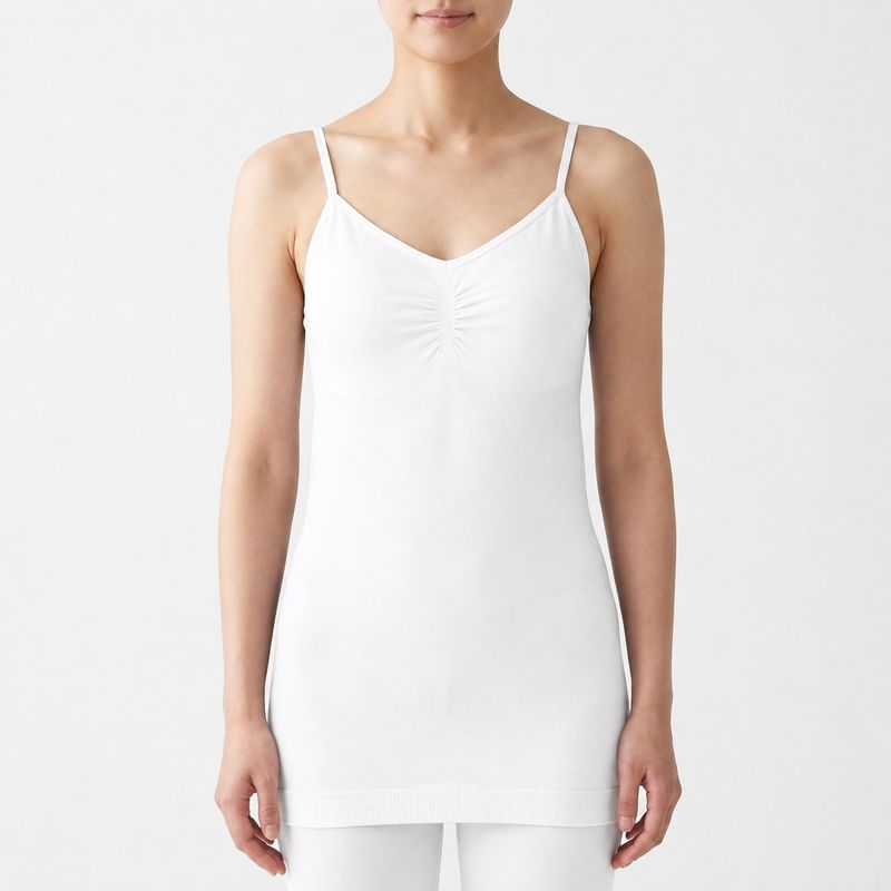 Zero Sleek White Spaghetti Top | Shapewear