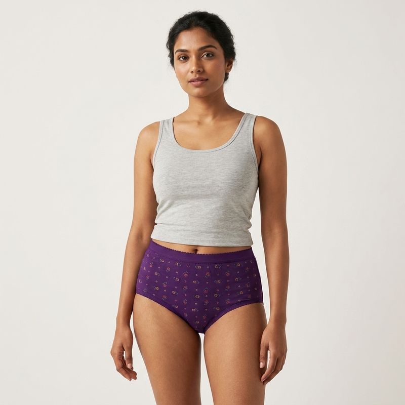 Zero Sleek Hipster Purple Panty