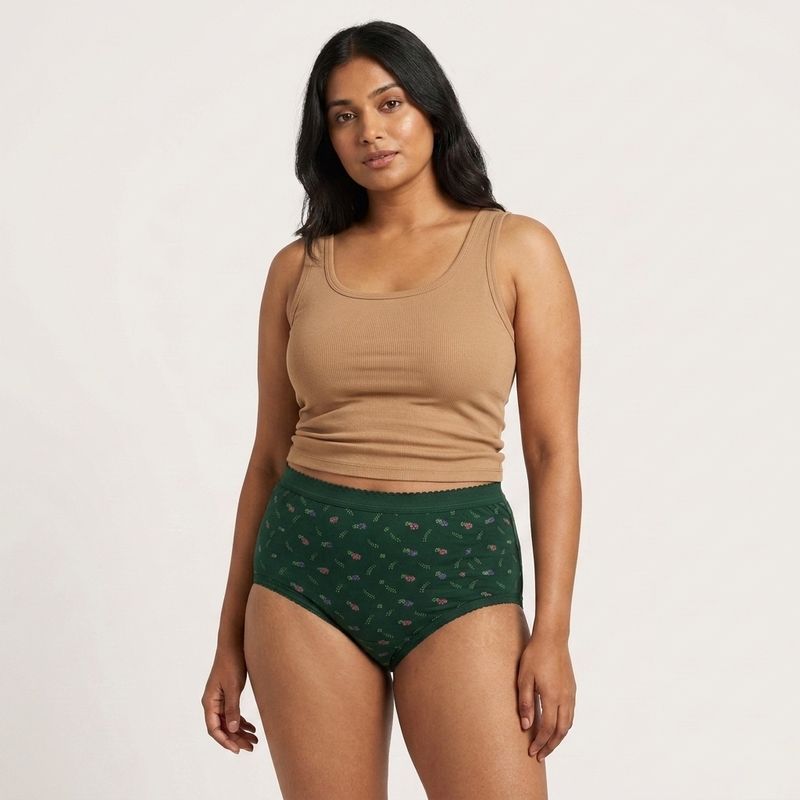 Zero Sleek Hipster Green Panty