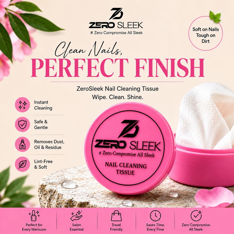 ZERO SLEEK NAIL PAINT REMOVER COTTON CANDY