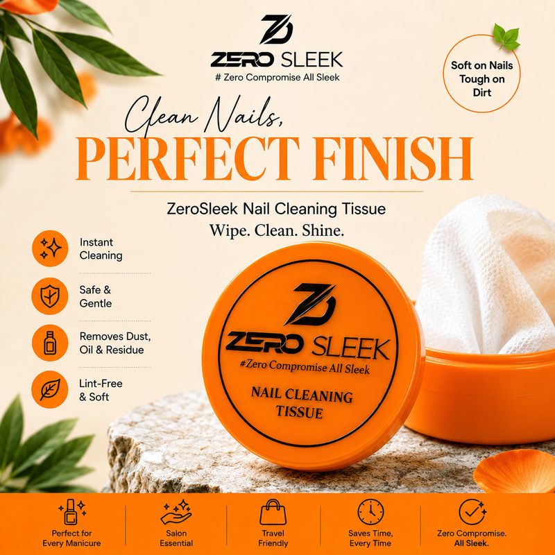 ZERO SLEEK NAIL PAINT REMOVER TANGERINE