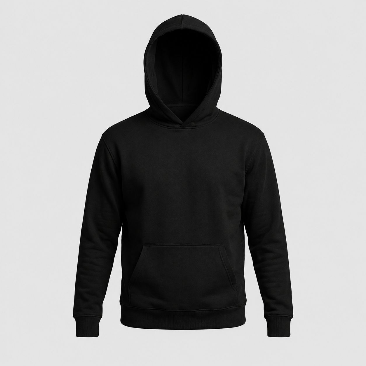 MEN COTTON HOODIE | BLACK