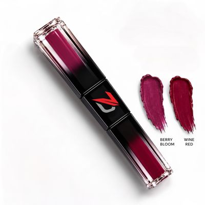 MATTE LIQUID LIPCOLOR 2 IN 1 (BERRY BLOOM /WINE RED)