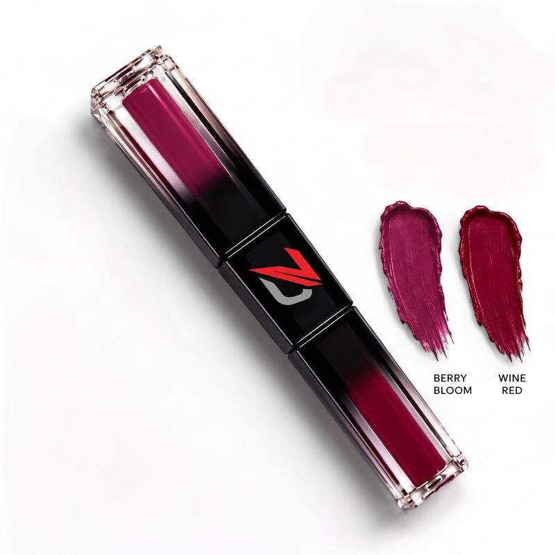 MATTE LIQUID LIPCOLOR 2 IN 1 (BERRY BLOOM /WINE RED)