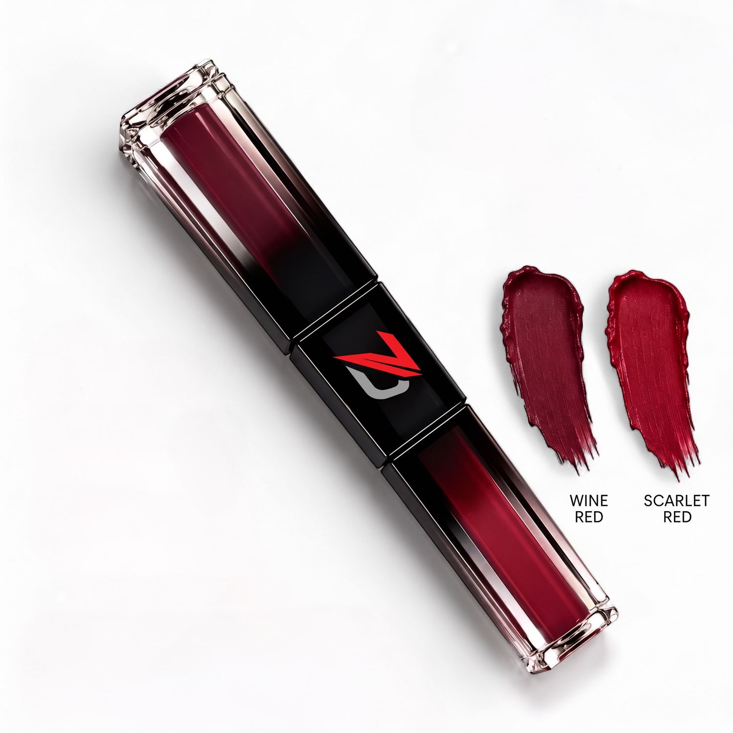 MATTE LIQUID LIPCOLOR 2 IN 1 ( SCARLET RED/ WINE RED)-12