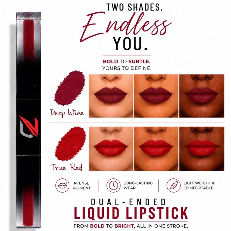 MATTE LIQUID LIPCOLOR 2 IN 1 (DEEP WINE/TRUE RED)-21